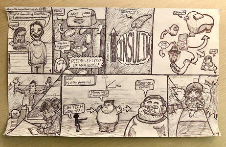 Meme comic about carbohydrates or smth... idk