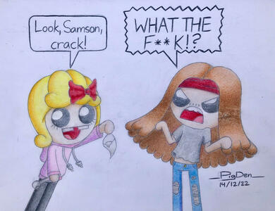 Meanwhile in heaven... "Hey, at least they're not drinking, God." "Shut up, Jesus!" Yeah, just wanted to put two references in one... with Isaac lol.